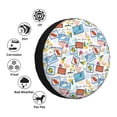 thumbnail image 4 of Kdxio Spare Tire Cover for RV Trailer, Waterproof Wheel Cover,Camper Spare Tire Cover Fit for Rv SUV Truck Travel Trailer 15 inch-Summer Stamp, 4 of 8