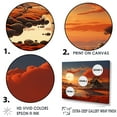 thumbnail image 3 of Designart "Hues Of Dreamy Farmlands I" Farm Floater Framed Canvas Wall Art, 3 of 5