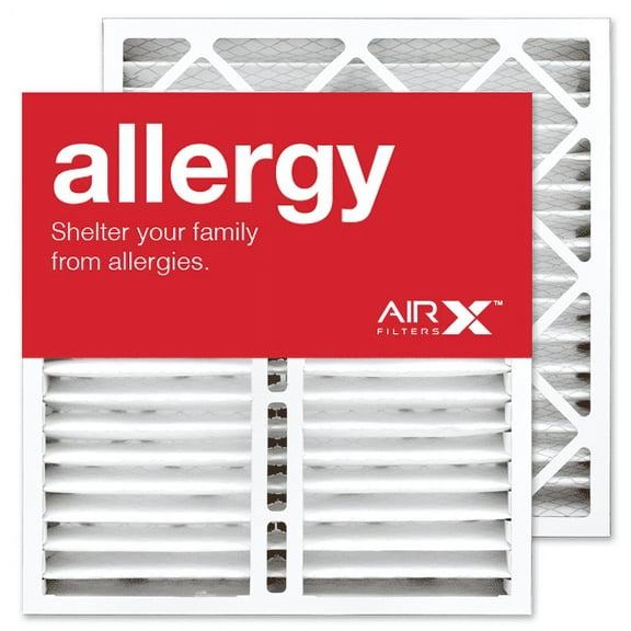 AIRx Filters Allergy 20x20x5 Air Filter MERV 11 AC Furnace Pleated Air Filter Replacement for Honeywell FC35A1019 203721 CF200A1024 Box of 2, Made in the USA