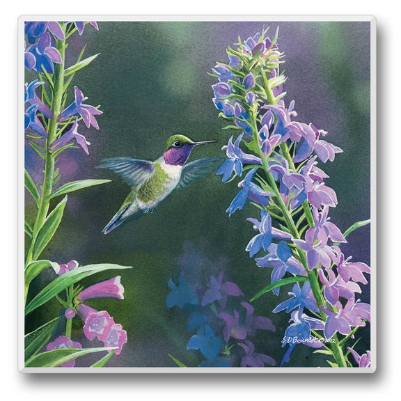 Absorbent Stone Tumbled Tile Coasters, Take Flight 8, Set of 4