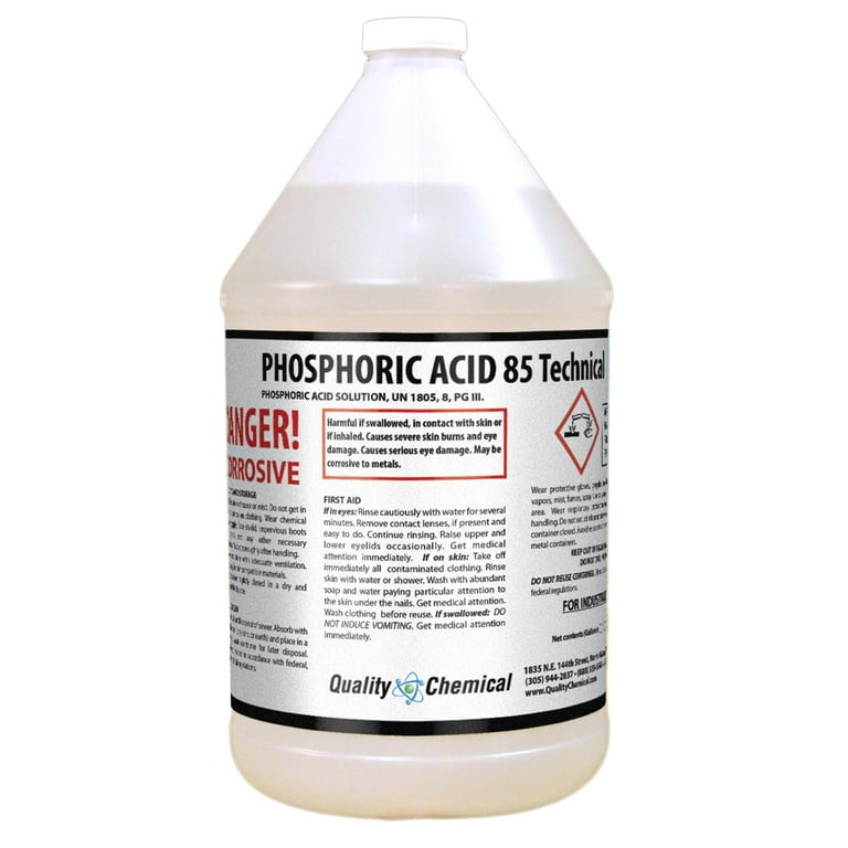 Phosphoric Acid Tech Grade Rust Remover Metal Cleaner 1 gallon 128 oz