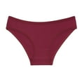 thumbnail image 1 of Gibobby Ropa Interior para Mujer Ropa interior Sexy de cintura a la moda para mujer, calzoncillos de Color sólido, ropa interior, bragas para mujer(Rojo， M), 1 of 4