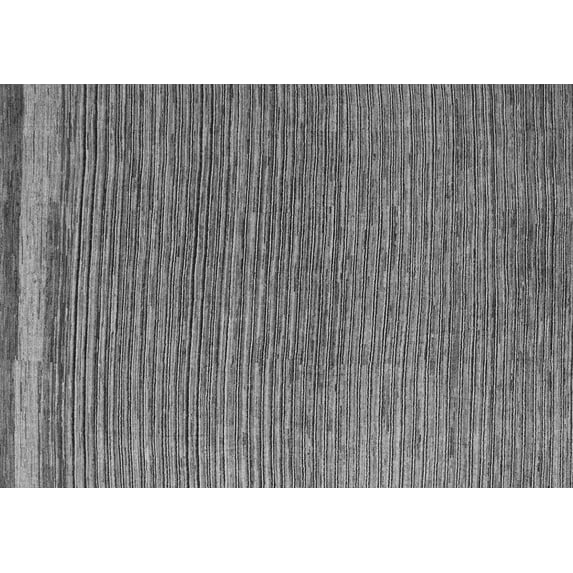 Ahgly Company Indoor Rectangle Abstract Gray Modern Area Rugs, 2' x 4'
