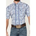 thumbnail image 2 of Men's Cowboy Hardware Hawaiian Floral Print Short Sleeve Button-Down Western - 145488-400 Medium, 2 of 4
