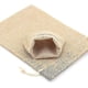 thumbnail image 2 of Set of 50 Burlap Gift Bags with Drawstring - Small Linen Pouches for Candy and More, 7x9cm, 2 of 3