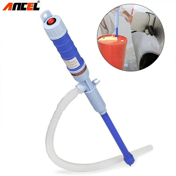 Electric Diesel Oil Extraction Pump, Self Priming Pump, Oil Suction Device, Plastic Oil Pipe, Blue