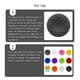 thumbnail image 2 of Seitruly 2 piezas Gamepad Thumbstick Cover Joystick Grips Caps Controlador de juegos Reemplazo de piezas Reemplazo para One Light Gray Type3 NO3, 2 of 6
