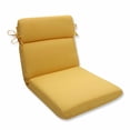 thumbnail image 2 of Pillow Perfect 593401 Indoor-Outdoor Forsyth Soleil Rounded Corners Chair Cushion, Yellow, 2 of 2