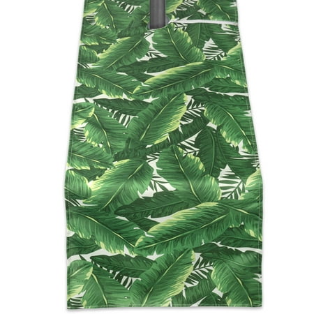 

Banana Leaf Outdoor Table Runner With Zipper 14x108