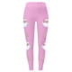 thumbnail image 3 of MKLEKYY Leggings para mujer, leggings para hacer ejercicio, leggings con estampado navideño, pantalones con bloques de color, leggings suaves y elásticos. 1663, 3 of 4