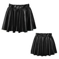 thumbnail image 4 of MSemis Girls Shiny High Waist Bronzing Dance Skirts, 4 of 4