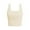 Beige, variant on WNEGSTG Women's Square Neck Cropped Tank Tops for Women Ribbed Crop Cami Shirts Summer Beach Shirts Beige