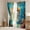 Teal, variant on Erosebridal Kawaii Cat Curtains and Drapes (38x45), Underwater World 30%-50% Blackout Curtains for Bedroom, Colorful Coral Decor