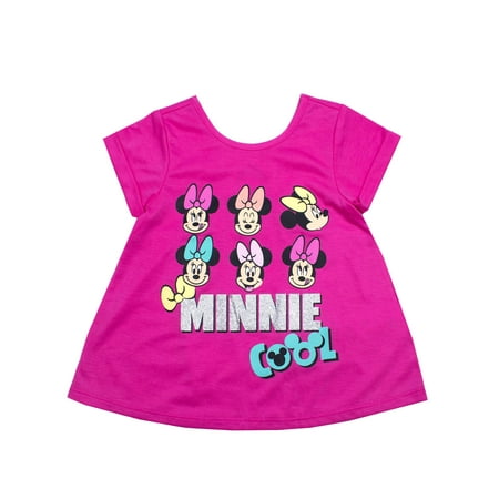 - Minnie Mouse Roll Cuff T-Shirt (Toddler Girls)
