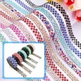 thumbnail image 4 of MOMOJIA Blings Rhinestones Sticker Wrap Roll Selfs Adhesive Crystal Rhinestones Ribbon, 4 of 9