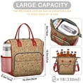 thumbnail image 5 of Brown Christmas Pattern Womens Lunch Box for Work,Insulated Large Lunch Bag for Tween and Teen,Loncheras Para Mujer,Leakproof Adult Lunch Bag for Work,Beach,Travel,Picnic,Camping, 5 of 7