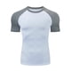thumbnail image 5 of Ceisia Men's Compression Raglan Sleeve T-Shirt High Elastic Quick Dry Athletic Crew Neck Top Gift, 5 of 5