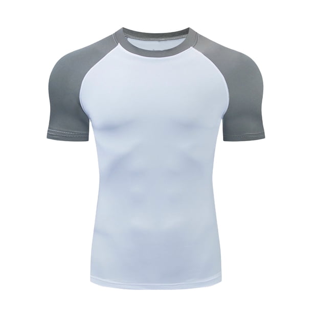 Mens Calcetines para Deportes No Aplicables Aquí, Camisetas Casuales para Hombre No Incluidas, Alta Elasticidad de la Manga Larga de la Gimnasia Superior