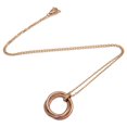 thumbnail image 3 of Pre-Owned Cartier Diamond Trinity Women's Necklace 750 Pink Gold (Good), 3 of 9
