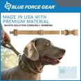 thumbnail image 6 of Blue Force Gear Black Dog Gear Set | Heavy-Duty Dog Collar & Leash, Cobra Buckle, 13.5-20" Collar, 73" to 1" Leash, 6 of 7