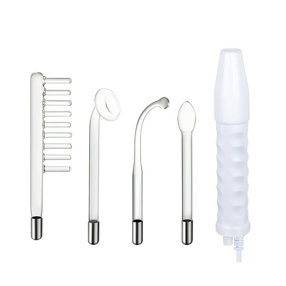 XIRQI 2026 New 5 in 1 High Frequency Electrode Wand with Neon Electrotherapy Glass Acne Treatment for Acne Treatment,Skin Care,Facial Therapy,Beauty Salons,At-Home Skin Care,Skincare Routines.