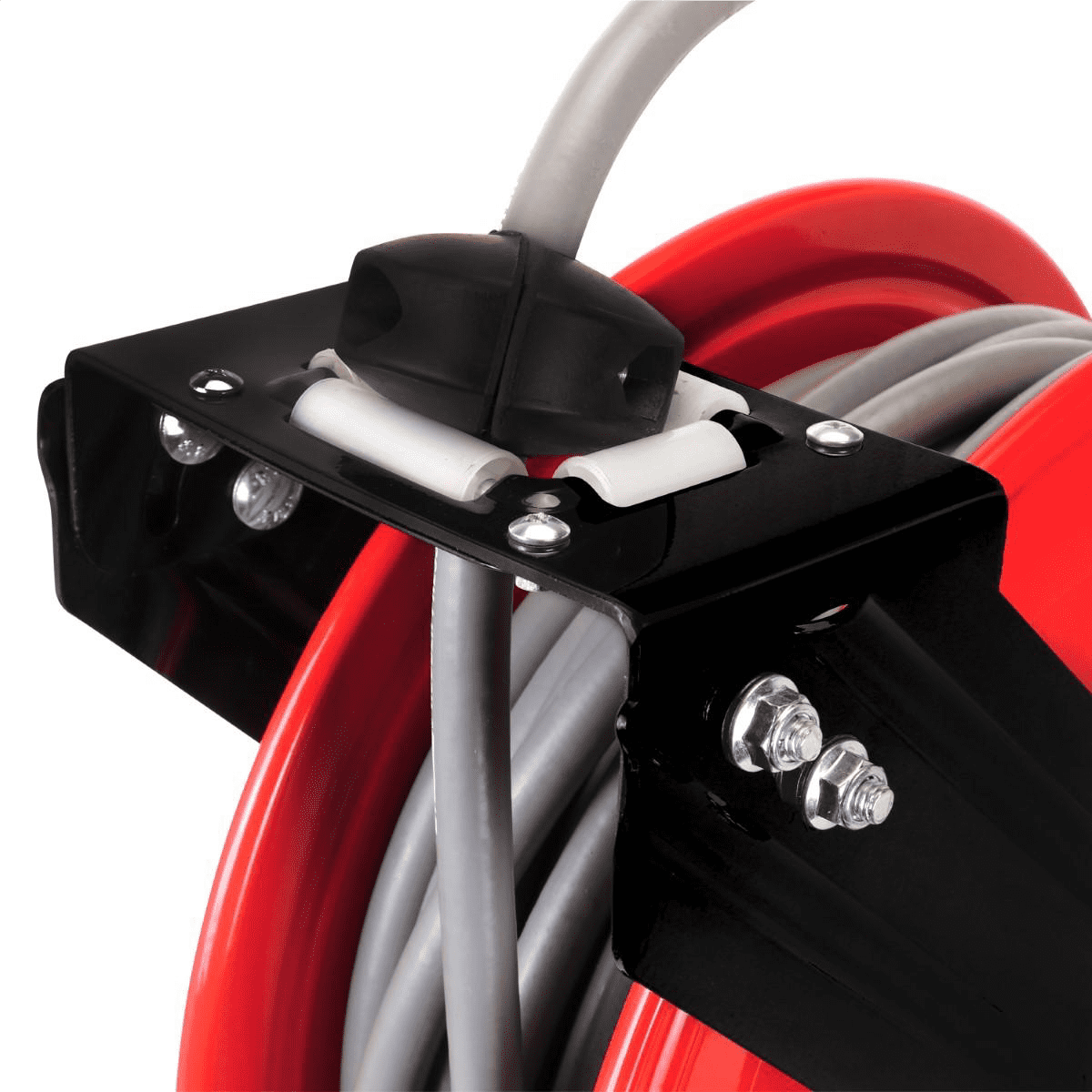 Milton 1/4-inch x 50-feet All-In-One Pressure Washer Hose Reel (poly braided hose)