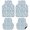 Blush Pink, Sky Blue, variant on Mist Forest Car Floor Mats 4 Pieces, Front & Rear Auto Carpet Mats Full Set with Rubber Backing, Beige Farmhouse Vintage Nature Scenery Universal All Weather Car Floor Protectors for SUV Truck Van