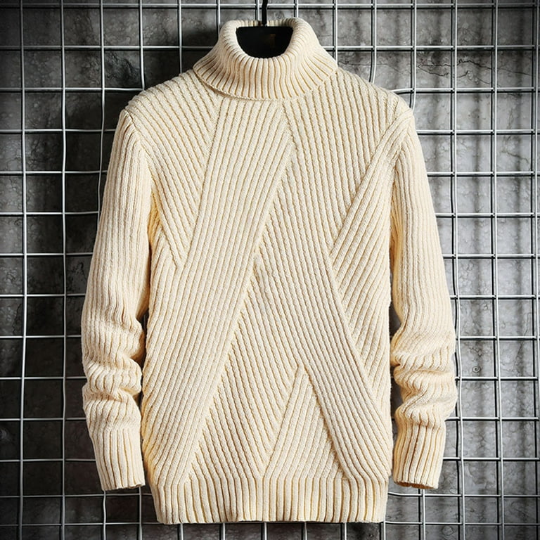 Men's acrylic hot sale turtleneck sweaters