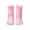 Pink, variant on JeashCHAT Women Solid Color Long Socks Slippers Thick Plush Indoor Socks Double-Layer Thickening Indoor Shoes