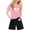 Pink, variant on Aihuaihua Girls Outfits Size 14-16 Cute Print Short Sleeve Tee and Shorts Round Neck Soft Street Outfit Back To School Clothes