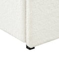 thumbnail image 3 of Lisonu Queen Size Boucle Upholstered Platform Bed with 4 Storage Drawers, Curved Tufted Headboard, 1000LBS (Ivory), 3 of 13