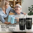 thumbnail image 2 of Best Dad Ever Tumbler with Lid - Dad Nutrition Facts 20oz Insulated Stainless Steel Mug - Coffee Mug for Travel Outdoor Sport Office, Gift for Father‘s Day Birthday, 2 of 6