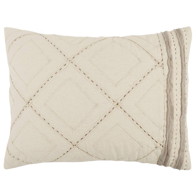 Edredón de poliéster Rizzy Home BQ4526 229x234 cm Marrón