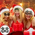 thumbnail image 2 of BAETEUY 2024 New Year Party Decoration Glasses Photo Props Black And Gold Themed Frames HAPPY NEW YEAR Glasses Frames, 2 of 8