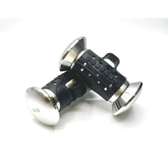 Egg Weights Adjustable Dumbbell 7.0 lbs Set Stainless Steel Hand Weights with Anti-Slip Silicone Rubber Finger Loop for Training, Boxing, and Workout for Men and Women -2 Dumbbells, 3.5 lbs Each Hand