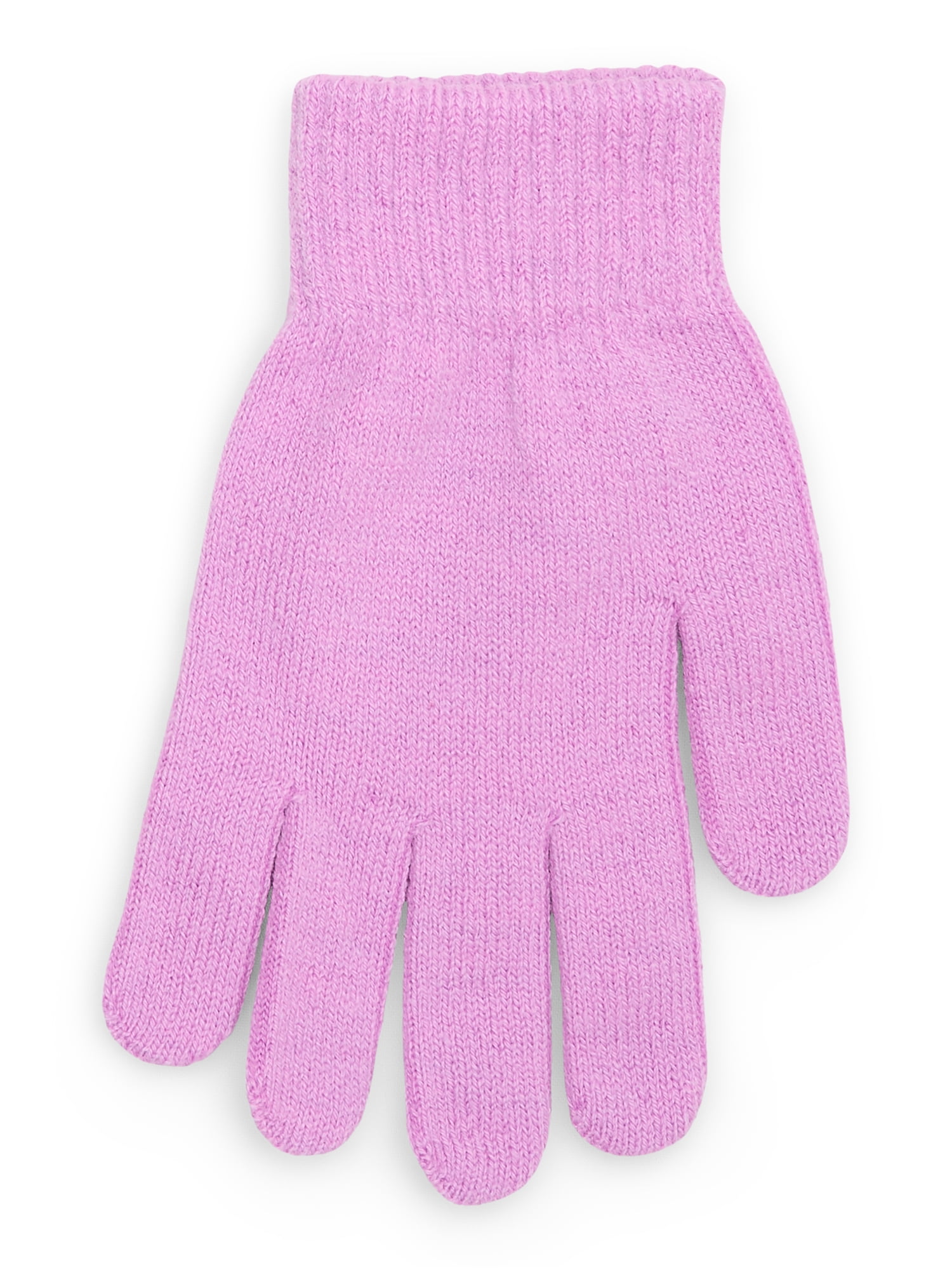 No Boundaries Knit Gloves, 2-Pack, Women's, One Size, Violet Liatris