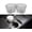 Clear Black, variant on SOULWIT Cup Holder Insert for Tesla Model Y (2021-2024) & Model 3 (2021-2023), Waterproof TPU Center Console Mat Cover Case - Clear Black