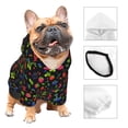 thumbnail image 3 of Honeii Berries Print Small Dog Hoodies Pet Hooded Sweatshirts Fall Winter Puppy Cat Sweaters Warm Clothes for Small Dogs Outfits Costume-Medium, 3 of 7