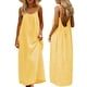 thumbnail image 1 of Una Línea de Vestidos de Verano para las Mujeres 2025 sin Mangas Cami sin Espalda Vestido de Sol Largo Corria de Espagueti Vestidos para las Mujeres, 1 of 9
