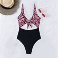 thumbnail image 4 of PEASKJP Maillot de Bain une Pièce pour Femmes Imprimé pour Vacances, PP1 m, 4 of 4
