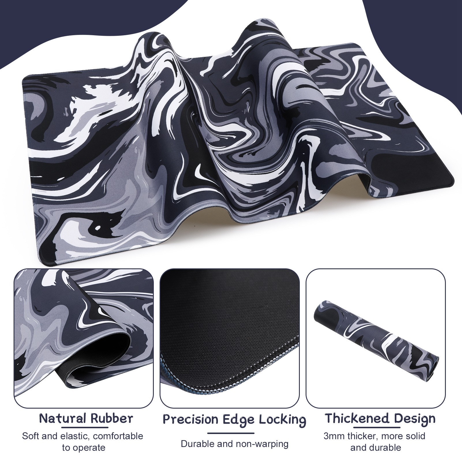 Sixwipe XXL Gaming Mouse Pad, 35.4" x 15.7" photo 4