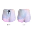 thumbnail image 6 of Sigee Rainbow for Women's Athletic Shorts High Waisted Running Shorts Pocket Sporty Short Gym Elastic Workout ShortsXX-Large, 6 of 9