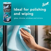 Scott Shop Towels Glass, 1 Roll, 90 sheets