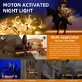 thumbnail image 2 of shiyou-Motion Sensor Light Indoor, 9.8ft LED Strip Lights Motion Sensor Night Light with Automatic Shut Off Timer, 5V USB Powered Under Cabinet LED Lighting for Bedroom Kitchen Stairs Hallway (Warm W, 2 of 4
