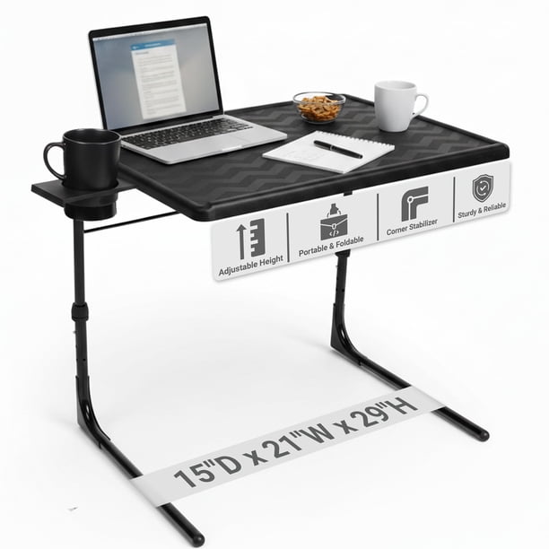 Table-Mate Mesa Plegable Portátil para TV 38x53x74 cm