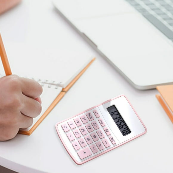 FAJHHA Calculatrice à Moins de 5$, Designs Modernes Calculatrice en Solde, 8 Chiffres avec Grand Écran, Calculatrices de Bureau Économies, Financier, de Bureau, de Bureau, de Lycée, d'École Primaire, de Bureau, Fournitures de Rentrée Scolaire