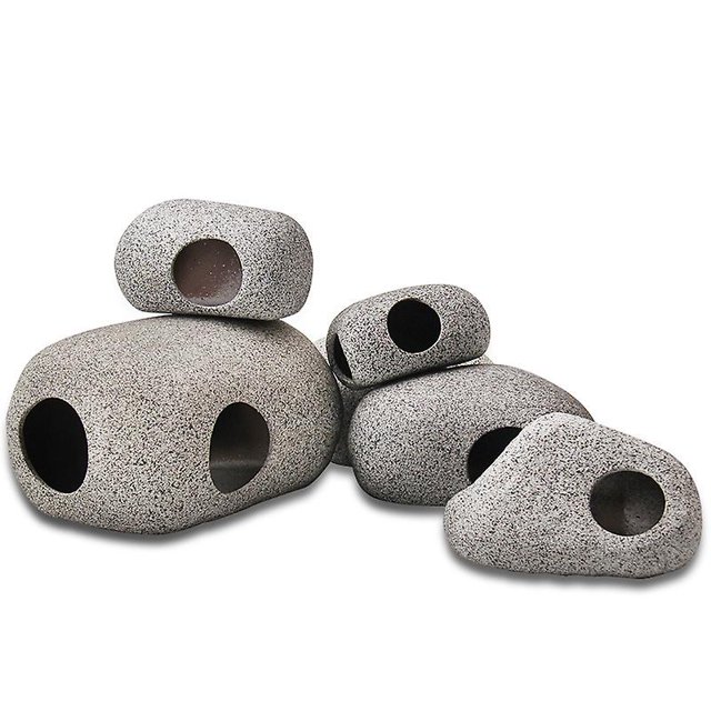 Decoración de acuario apilable cuevas de roca, accesorios para peceras cueva escondite, escondite para gambas cíclidos cueva escondite cría desove, Betta Kuyhfg Bienvenido a Kuyhfg