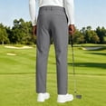 thumbnail image 5 of Cmfcve Mens Dress Pants Plus Size Slim Fit Flat Front Chinos Casual Straight Leg Business Trousers, 5 of 8