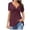 Purple, variant on Quinlirra Womens Tops Women's Casual V-neck Bow Sexy Short-sleeved T-shirt Top