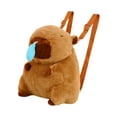 thumbnail image 3 of Mochila de Carpincho Yinane Bolsa de Peluche con Forma de Animal 35 cm, 3 of 8